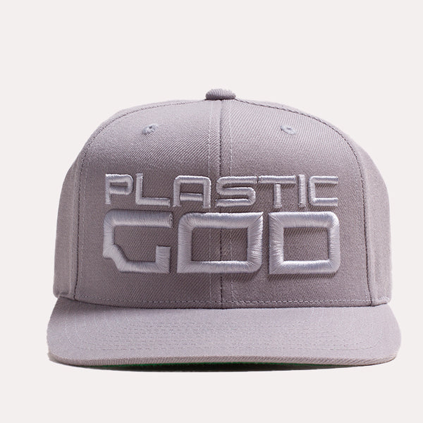 Plasticgod Grey Snapback Hat